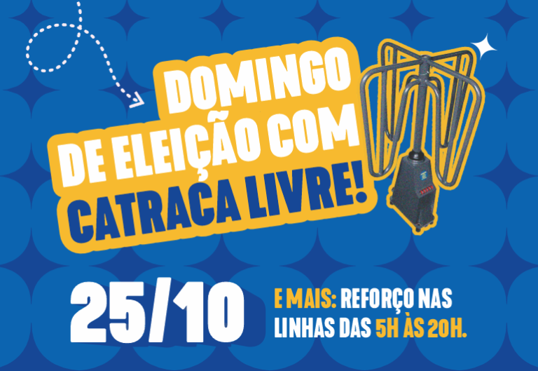 Belo Horizonte terá transporte gratuito domingo de eleição