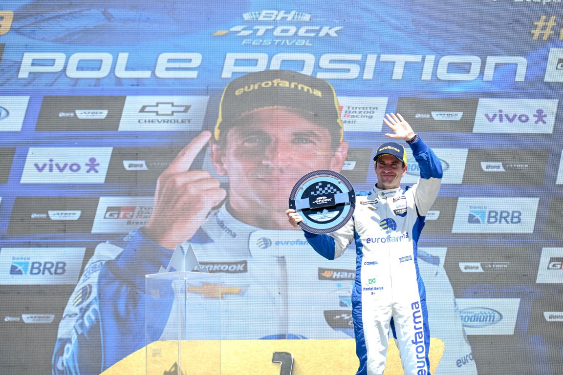 Daniel Serra conquista pole na Stock Car em BH!