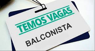 Contrata-se Balconista