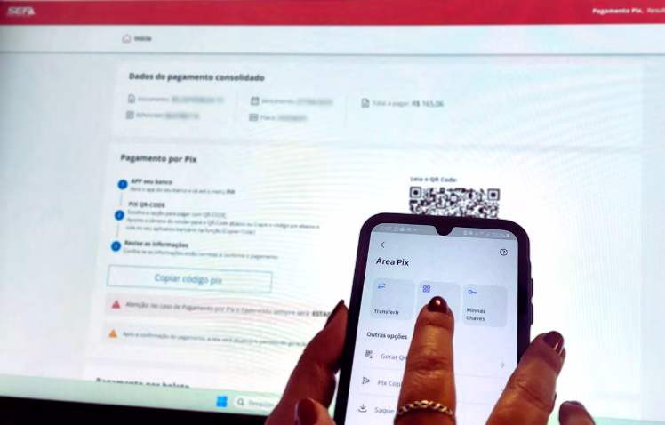 Pagamentos de tributos via pix reduziu custos para Estado