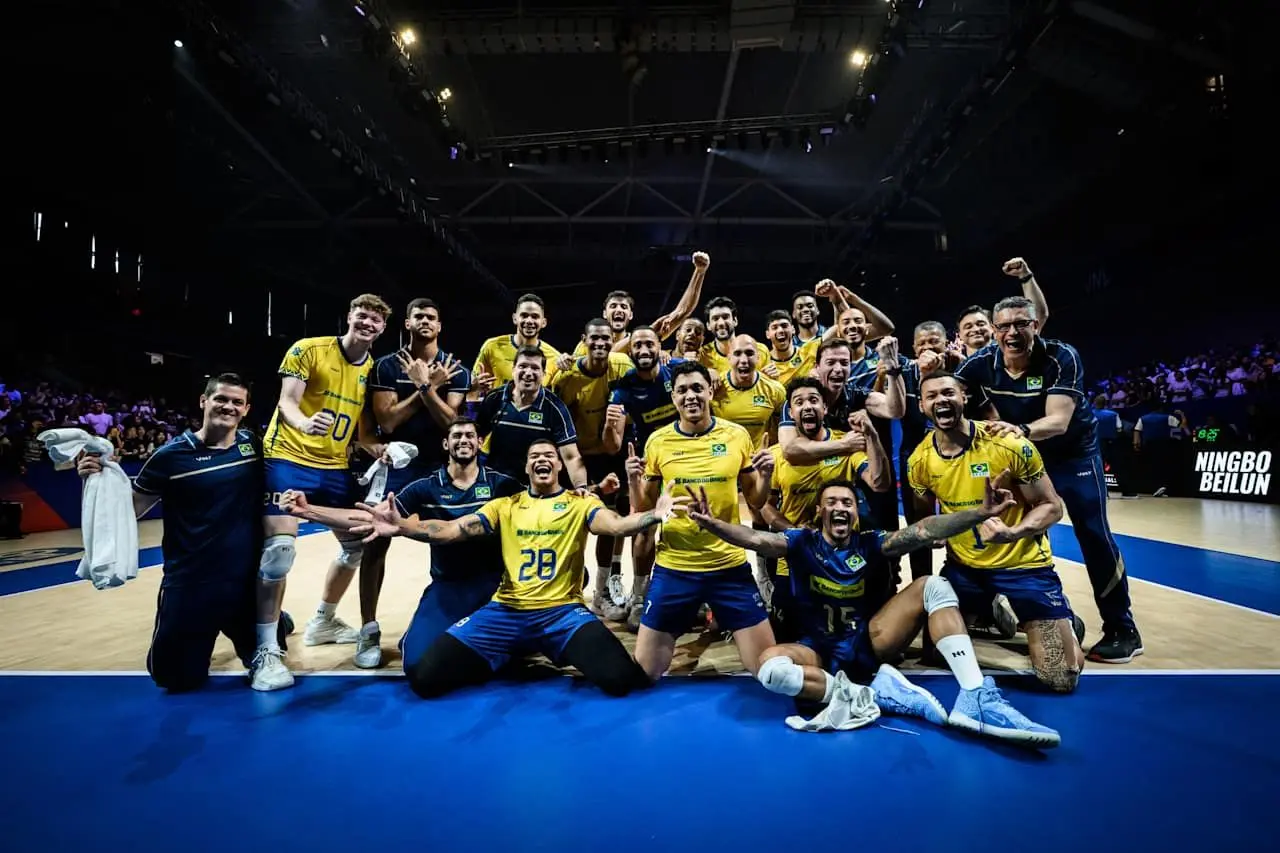 Brasil conquista bronze na Liga das Nações de Vôlei Masculino