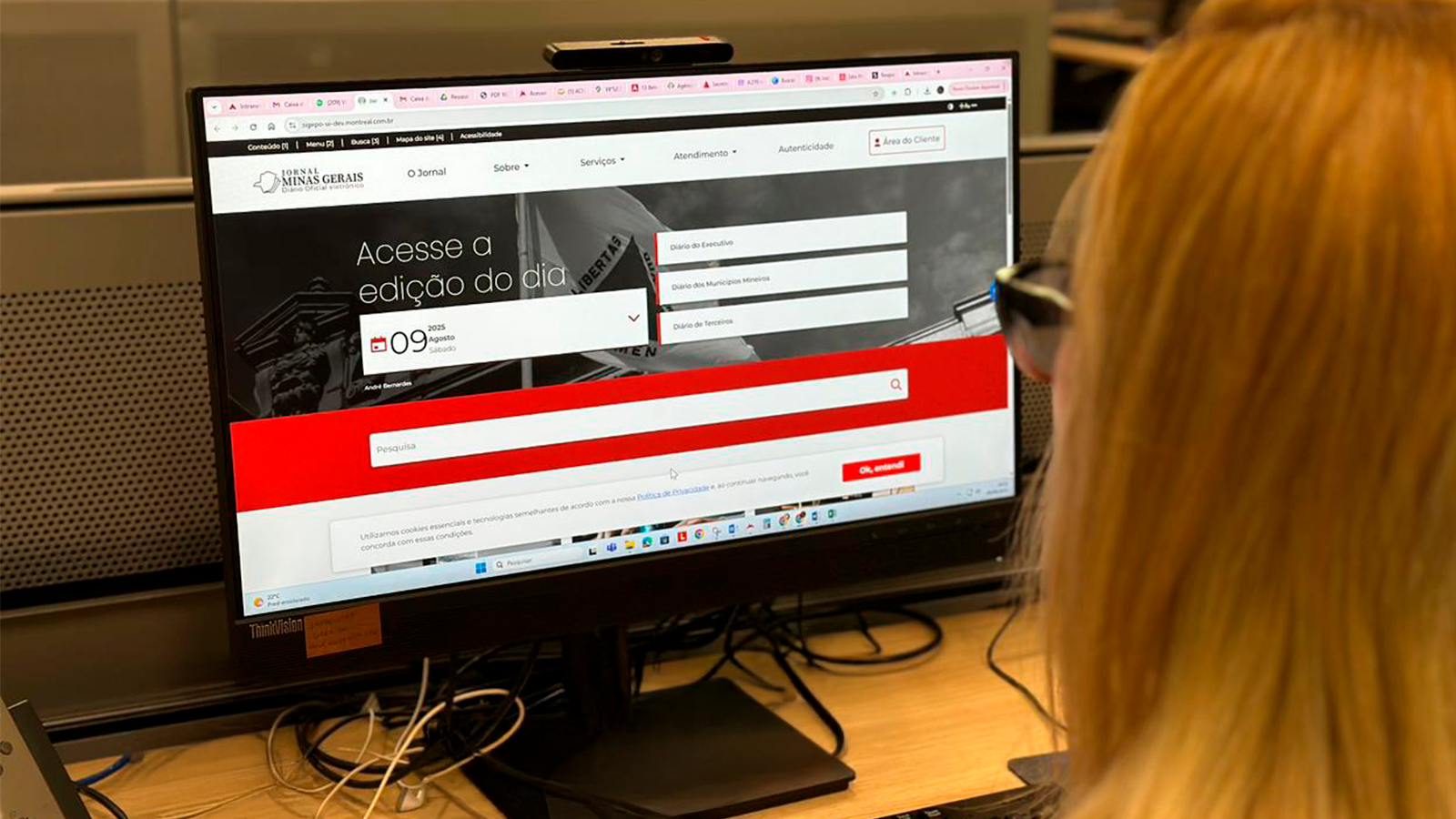 Novo portal moderniza Diário Oficial de Minas