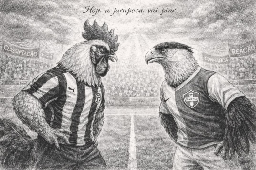 Galo! Contra o Tombense a jurupoca vai piar!