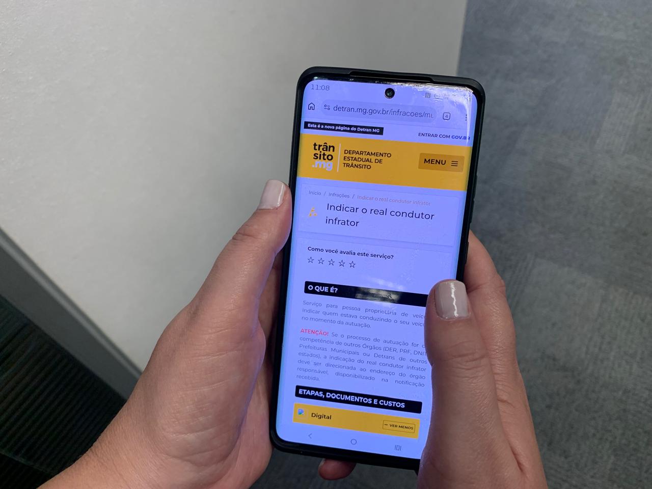 Detran-MG facilita indicação de condutor infrator por meios digitais