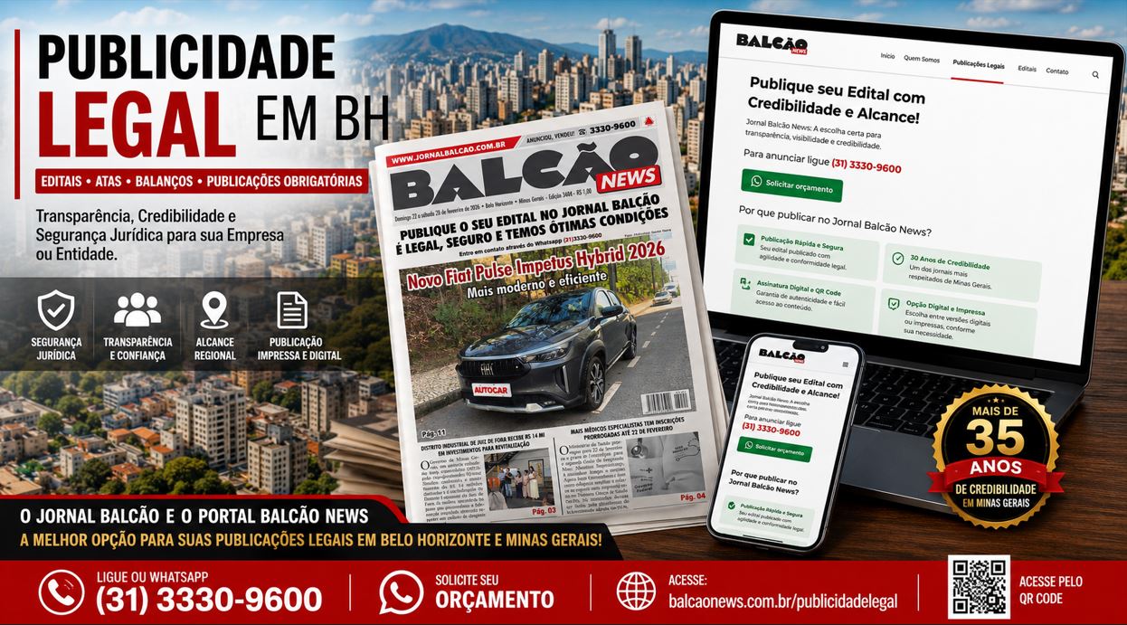 Publicidade Legal em BH: por que o Jornal Balcão News é a melhor opção