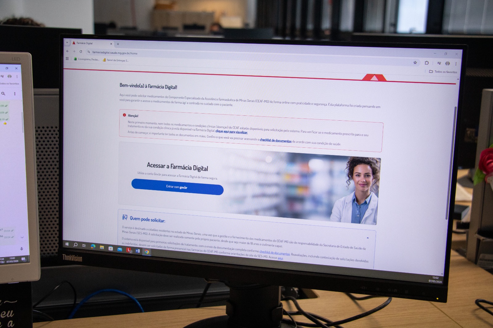 Governo de Minas lança plataforma digital para solicitação de medicamentos especializados