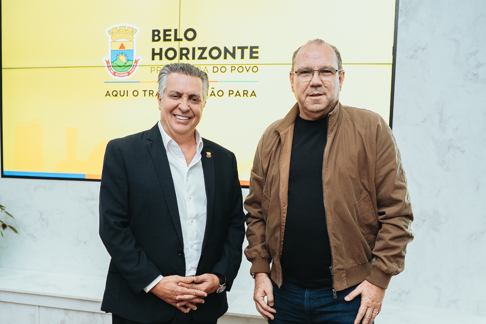 Prefeito Alvaro Damiao e Marcelo Souza e Silva