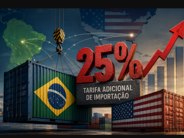 Tarifa de 25% dos EUA ameaça competitividade da indústria brasileira