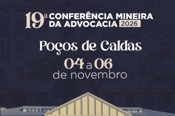 Poços de Caldas recebe a 19ª Conferência Mineira da Advocacia em novembro de 2026