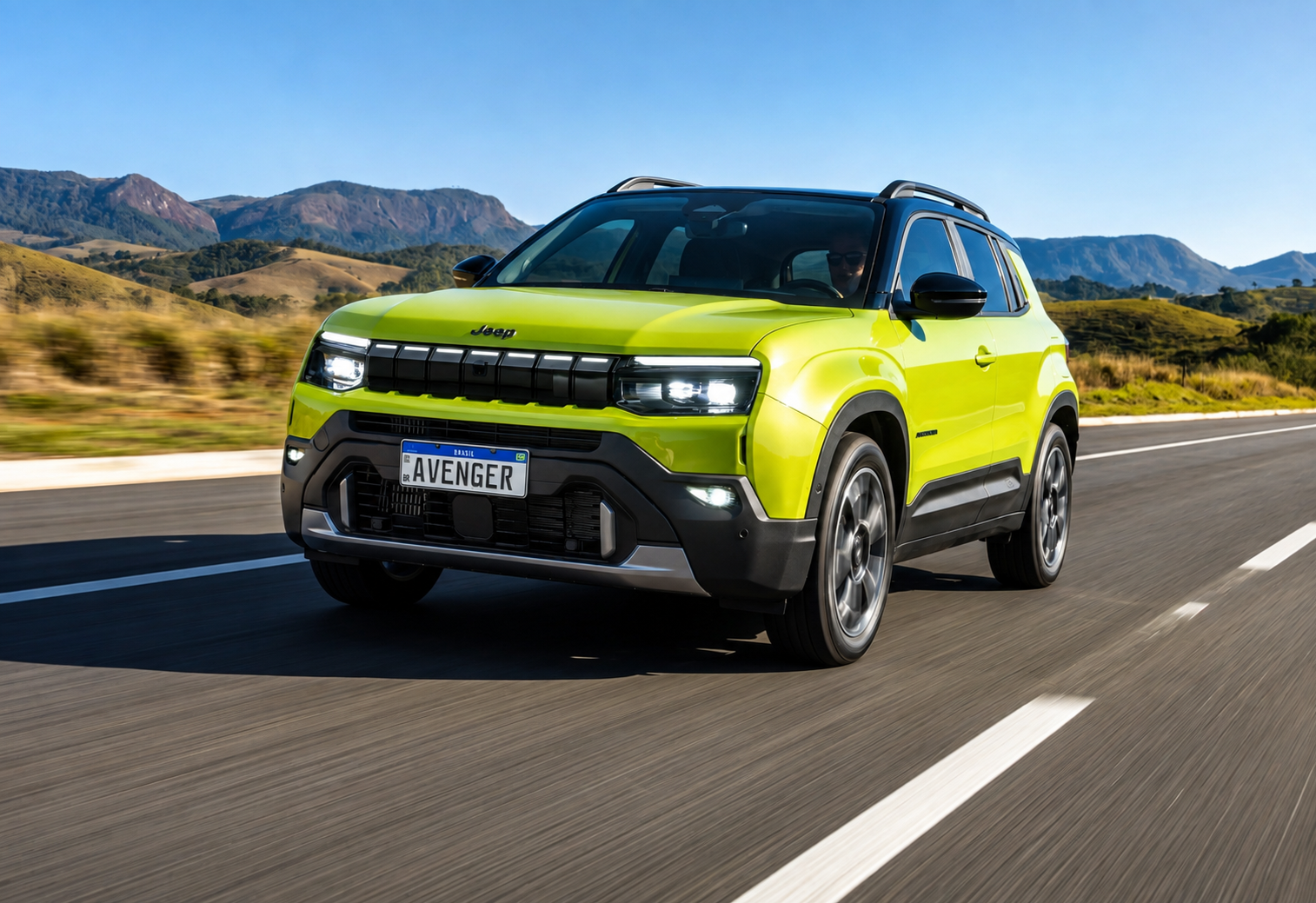Jeep Avenger estreia no Brasil com tecnologia híbrida e ADAS 2