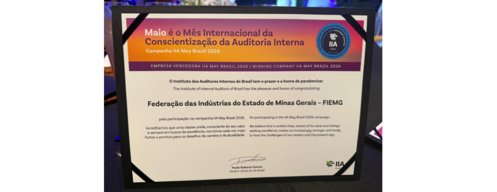 FIEMG recebe selo nacional de auditoria pelo quarto ano consecutivo